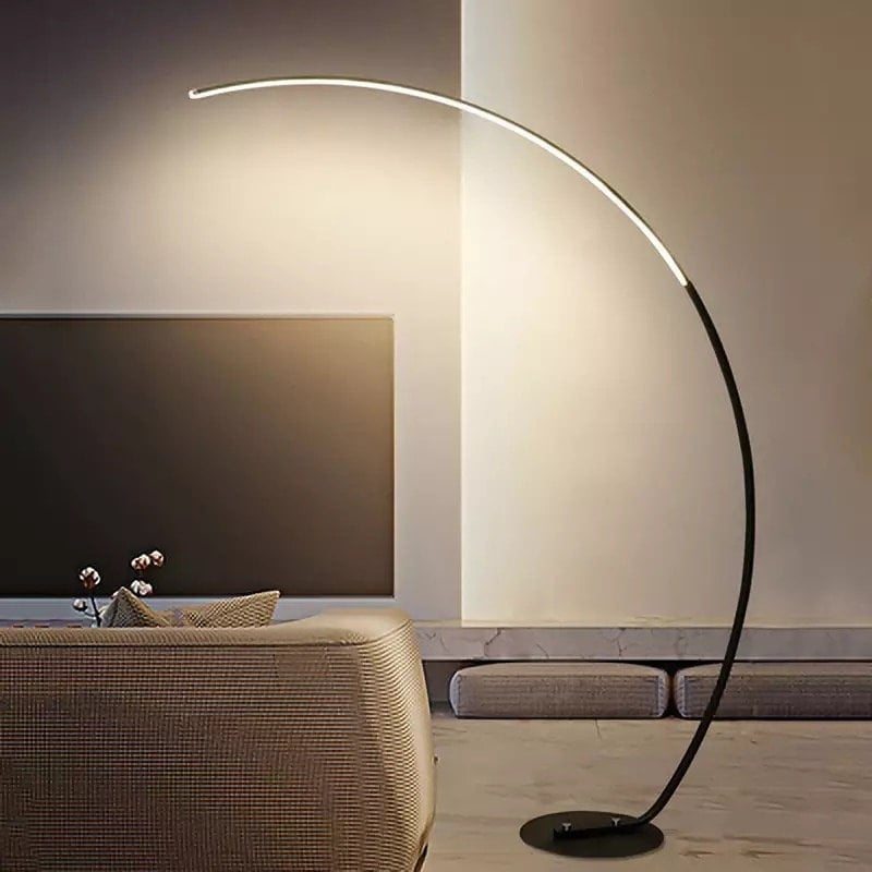 Arched Floor Lamp Inoleds, Modern Led Arc Floor Lamp