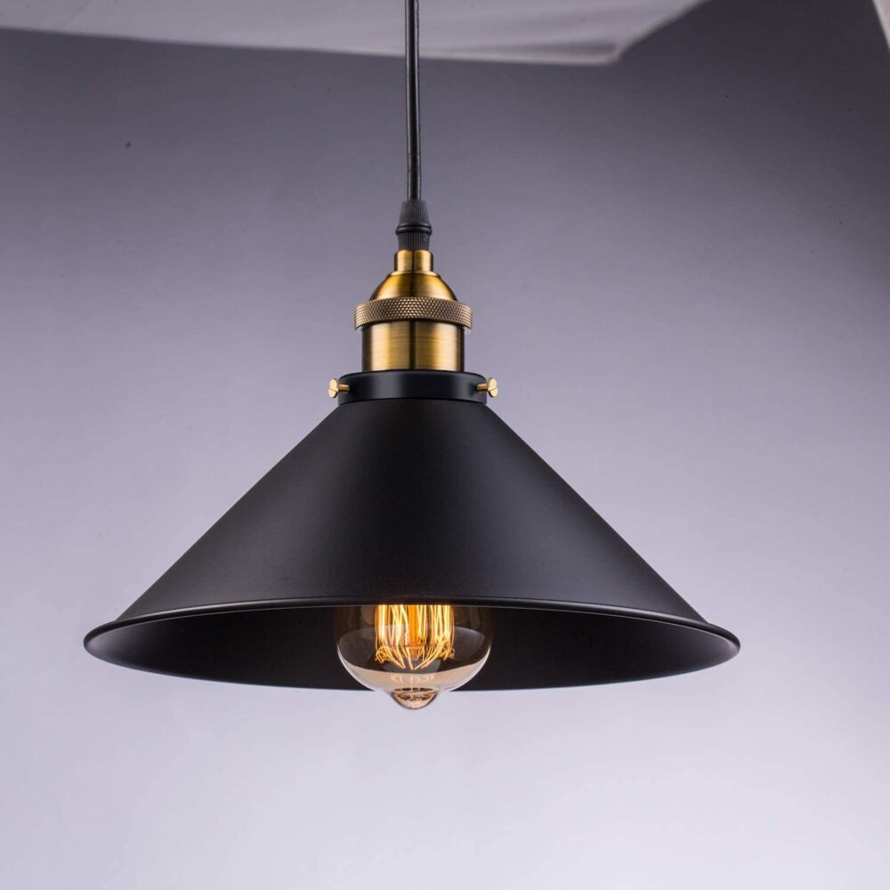 Inoleds Black Industrial Hanging Lamp (1)